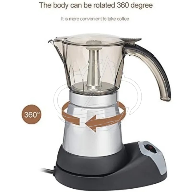 Electric Espresso Moka Pot Det - Home Office Moka 评论和价格