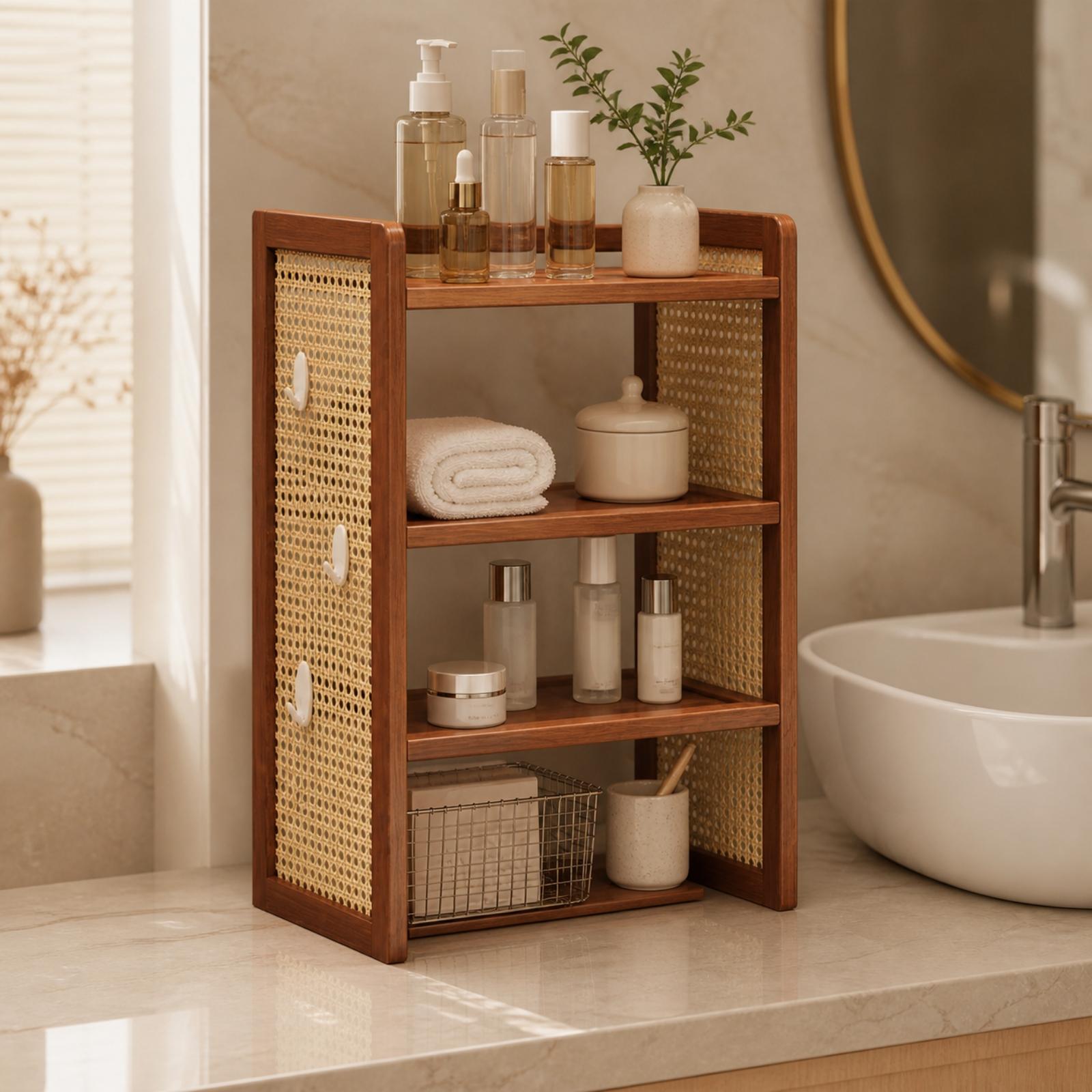 Bamboo Desktop Storage Rack Sp - Desktop Organizer Bamboo 评论和价格