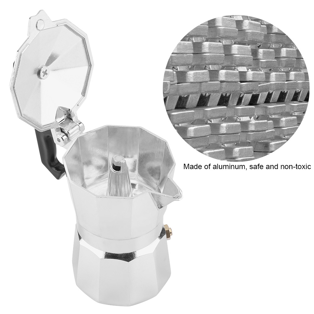 50mL 1 Cup Aluminum Italian Ty - Home Office Moka 评论和价格
