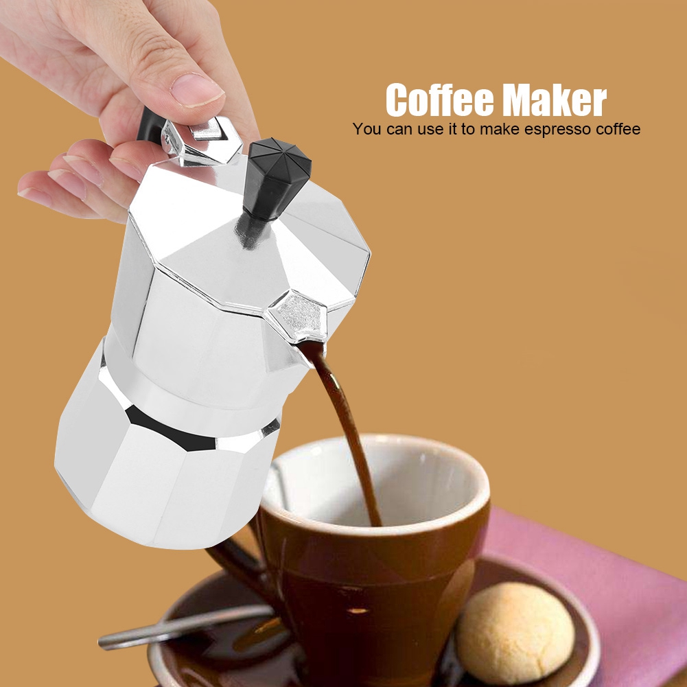 50mL 1 Cup Aluminum Italian Ty - Home Office Moka 评论和价格