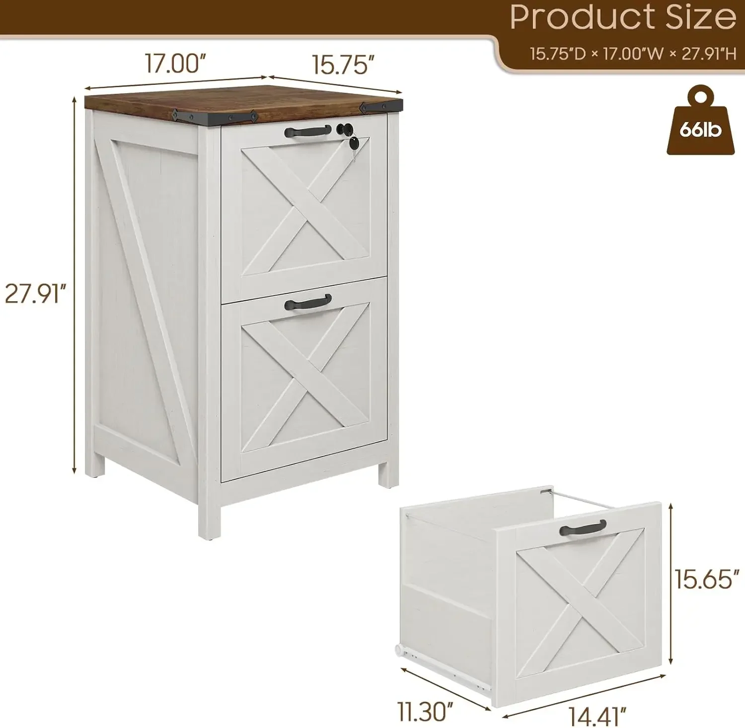 White Lock Wooden Two Drawer V - Home Office With Two Desks 评论和价格