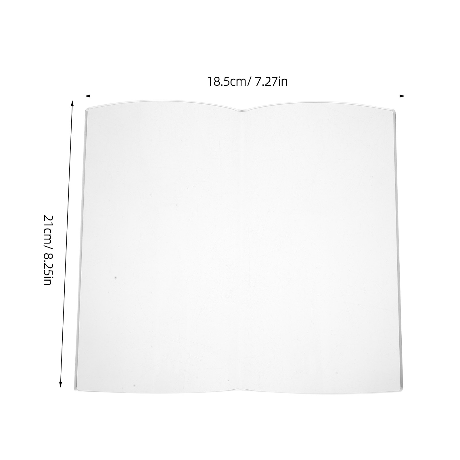 Fan Shaped Clear Acrylic Paper - Home Office Library 评论和价格