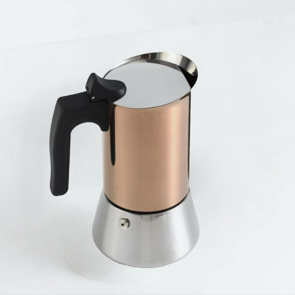 4/6 Stainless Steel Gold-Plate - Home Office Moka 评论和价格