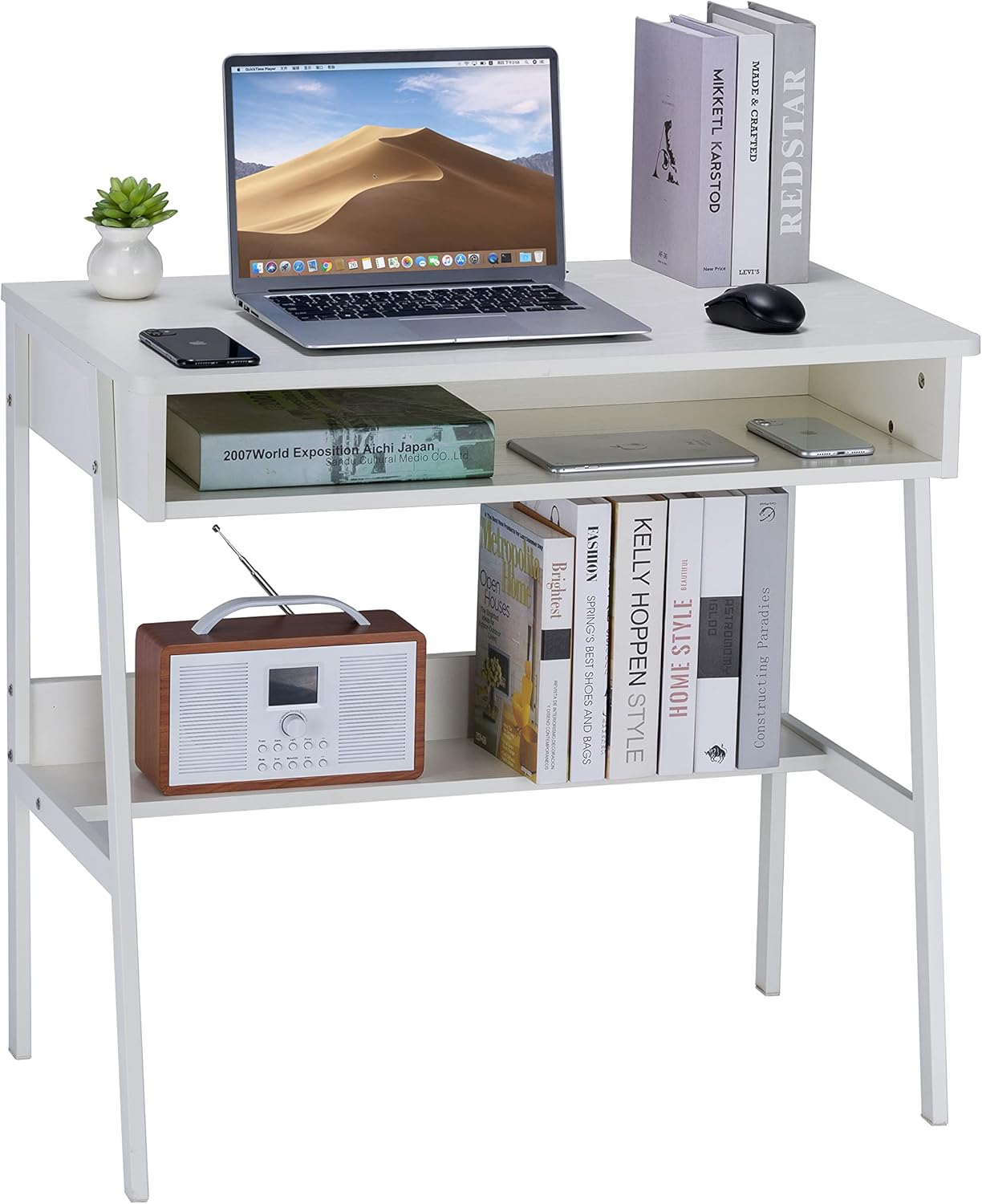 ！@Combohome Home Furniture Off - Home Office With Two Desks 评论和价格