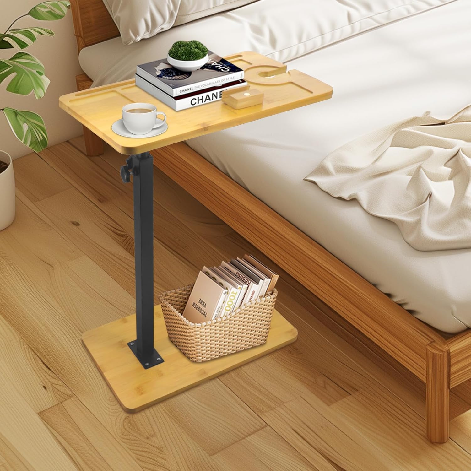 Bamboo C Table End Table 360°S - Desktop Organizer Bamboo 评论和价格