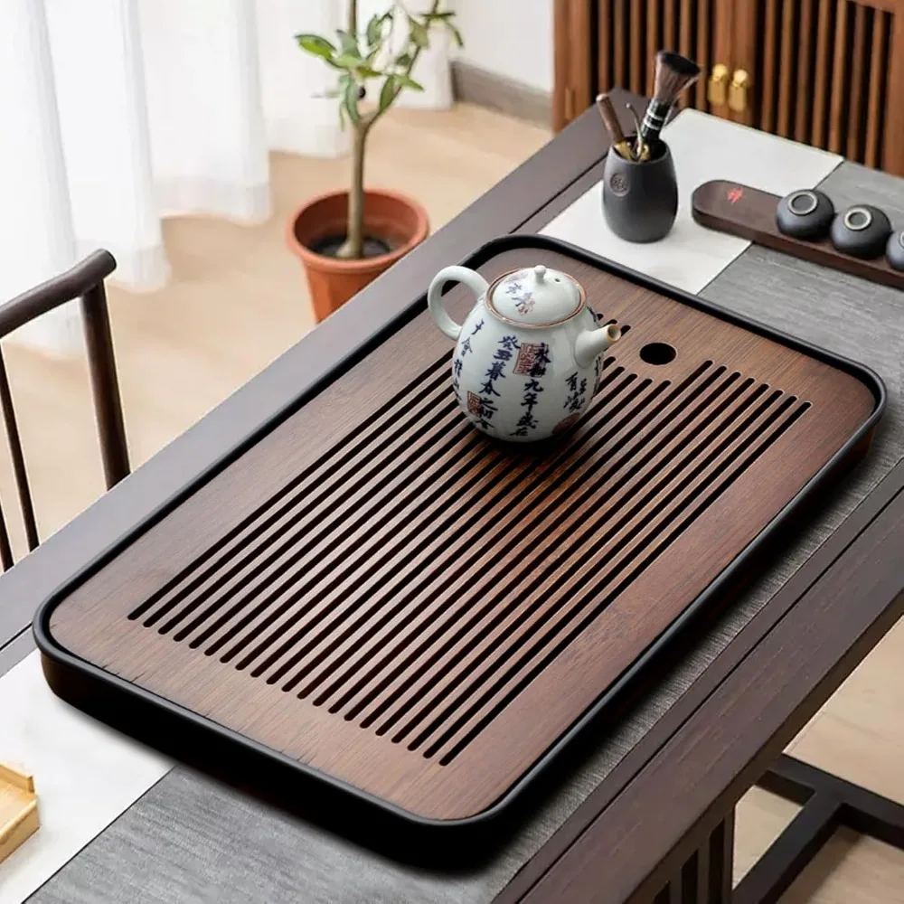 1 Piece Bamboo Tea Table House - Desktop Organizer Bamboo 评论和价格