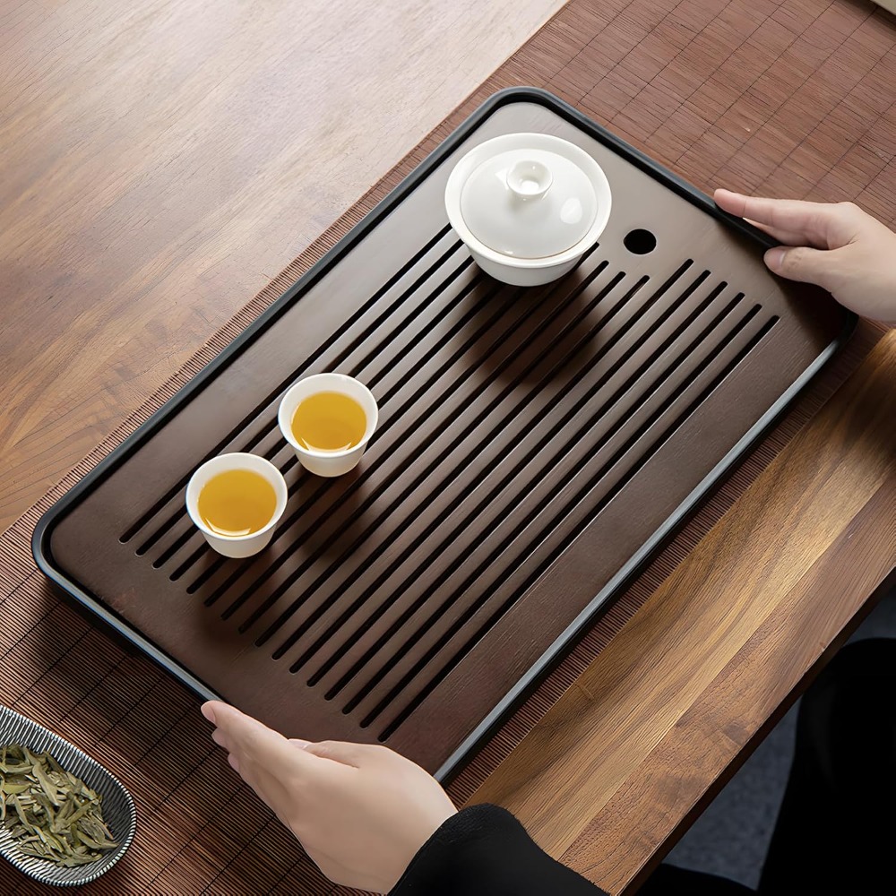 1 Piece Bamboo Tea Table House - Desktop Organizer Bamboo 评论和价格