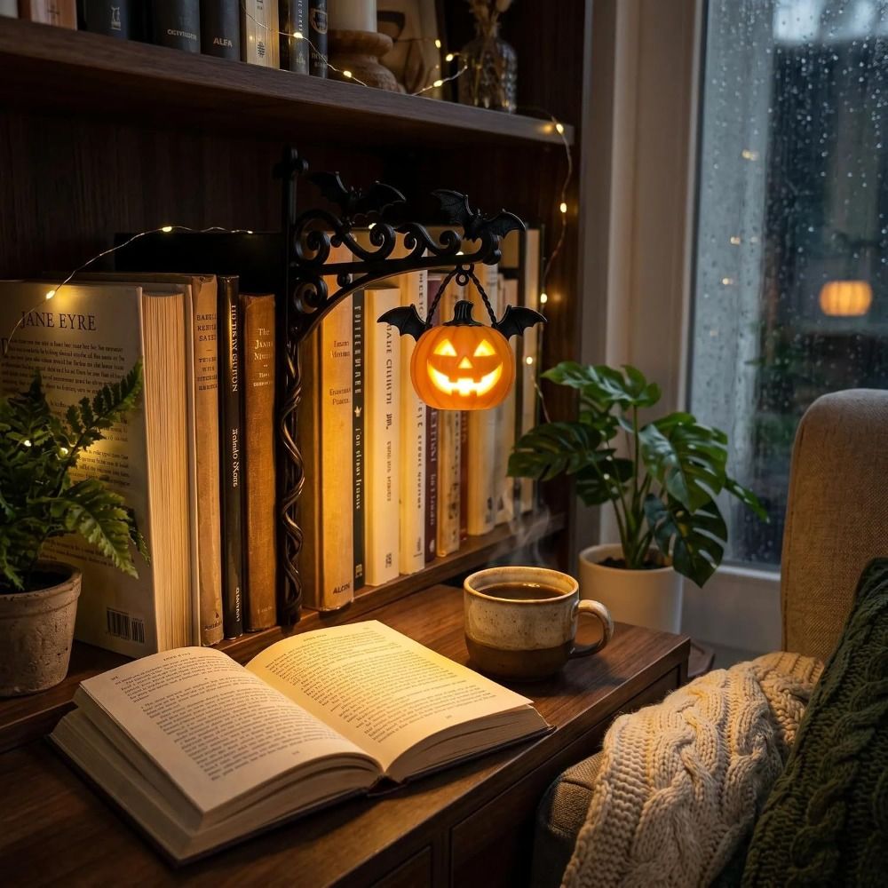 Cozy Ghost Shape Halloween Lib - Home Office Library 评论和价格
