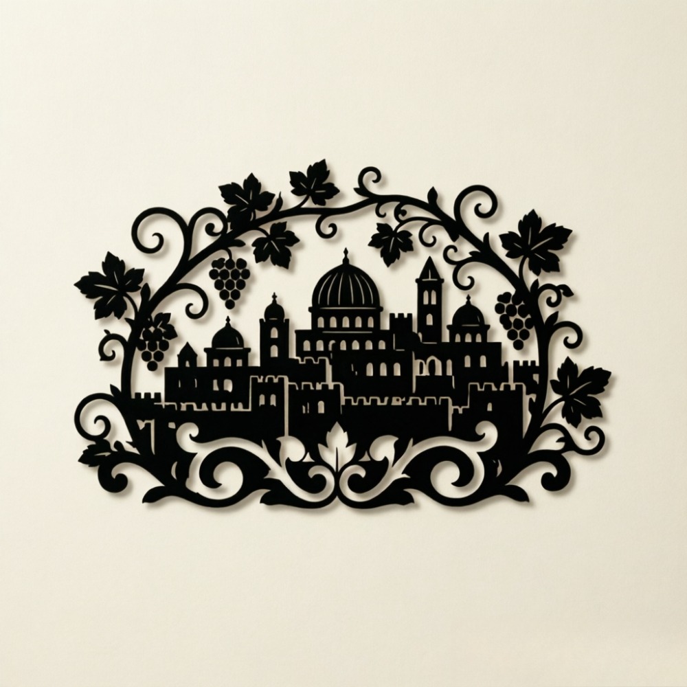 CIFBUY Iron Wall Art Jerusalem - Home Office Room 评论和价格
