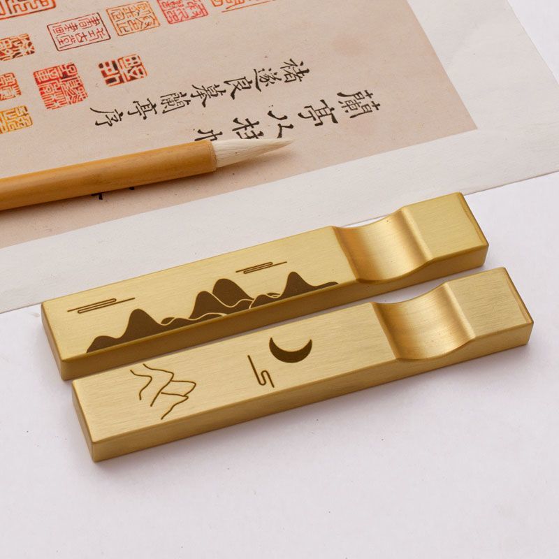 Solid Brass Two in One Paperwe - Home Office With Two Desks 评论和价格