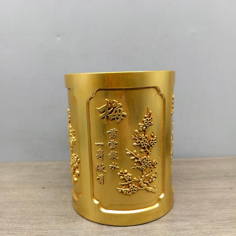 Brass Plum, Orchid, Bamboo, Ch - Desktop Organizer Bamboo 评论和价格